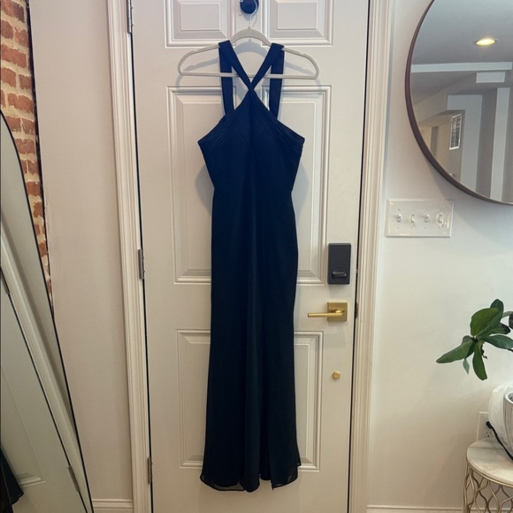 Azazie Black Maxi Dress